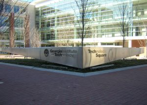 Georgia Tech Square Sign